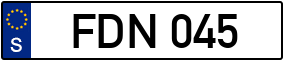 Truck License Plate